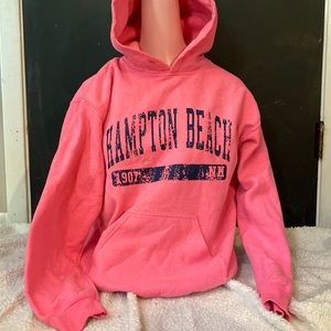 Hampton Beach 1907 NH Pink Hoodie